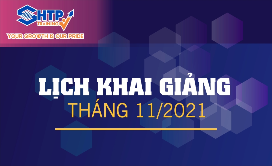 Lịch khai giảng tháng 11 năm 2021