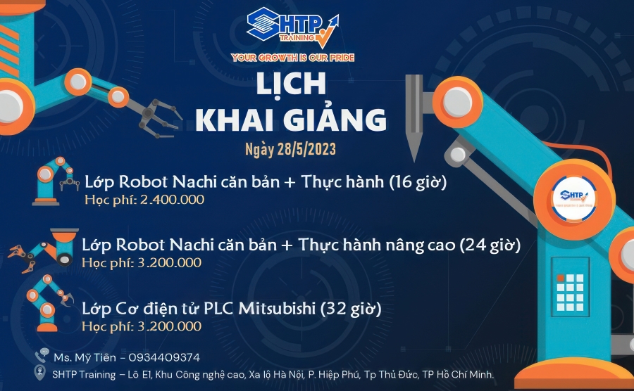 Lịch khai giảng tháng 5/2023