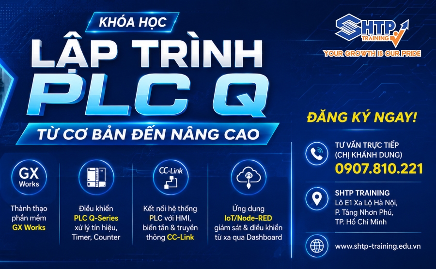Chiêu sinh lớp Lập trình PLC Q